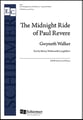 The Midnight Ride of Paul Revere SATB choral sheet music cover